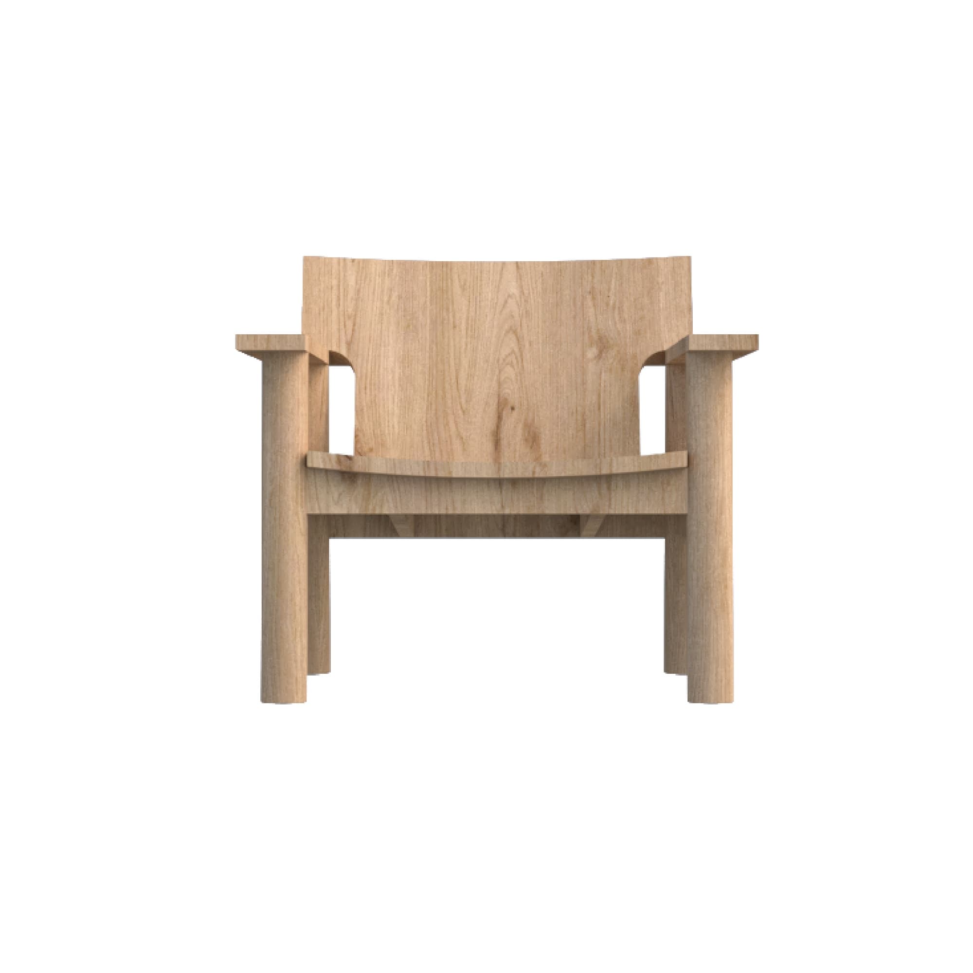 Ensamble, poltrona — vista frontal